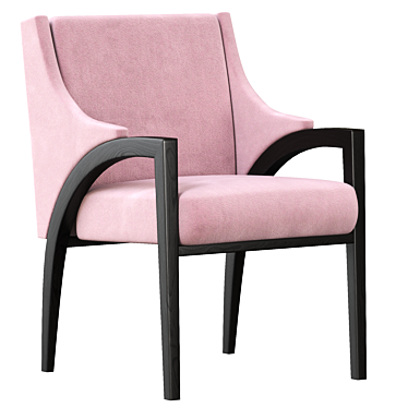 Elegant Connie Dining Chair 3D model image 1 