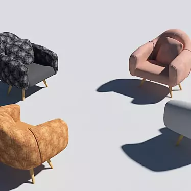 Elevate Your Home: ArmChair 3D model image 1 