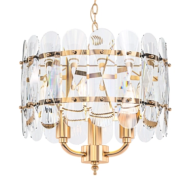 Elegant Catarina Chandelier 33 3D model image 1 