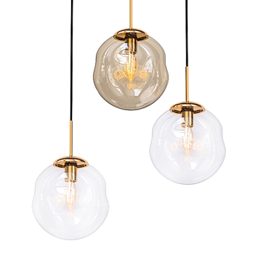 Radiant Globe Pendant Light 3D model image 1 