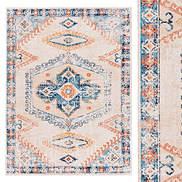 Luxury Duo Carpets Set 3D model image 1 