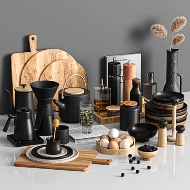 Kitchen Essentials Set 2018 3D model image 1 