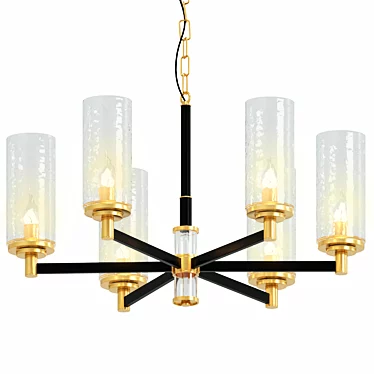 Elegant Liaison Chandelier 3D model image 1 