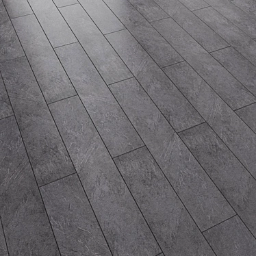 Stone Gray Laminate Flooring 3D model image 1 
