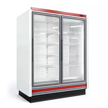 Barcelona Wall-Mounted Refrigerated Display 3D model image 1 