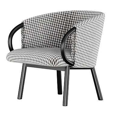 Modern ZANT 04 Armchair: Sleek & Stylish 3D model image 1 