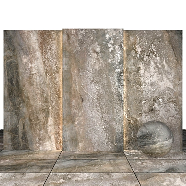 Luxury Travertine Slabs & Floor Tiles 3D model image 1 