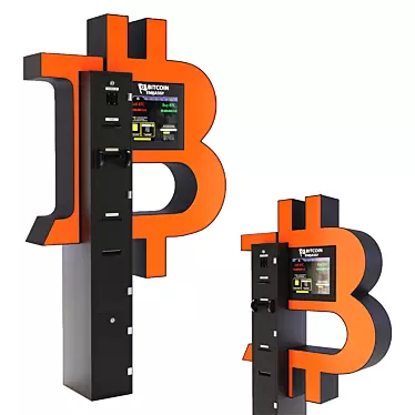 Crypto Cash Converter: Bitcoin ATM 3D model image 1 