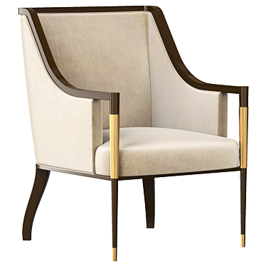 Elegant Signature Dining Arm Chair 3D model image 1 