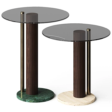 Carpanese Athena Side Tables 3D model image 1 