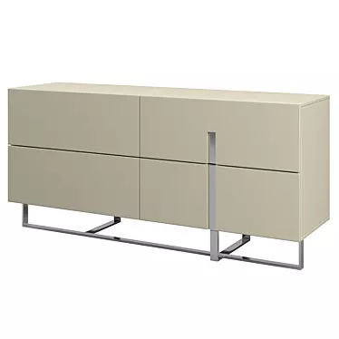 Sleek VIGO Chest of Drawers 3D model image 1 