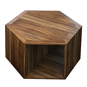 AVILA Side Table: Modern Walnut Design 3D model image 1 
