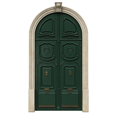  Classic 3D Max Door: 2100mm x 4455mm 3D model image 1 