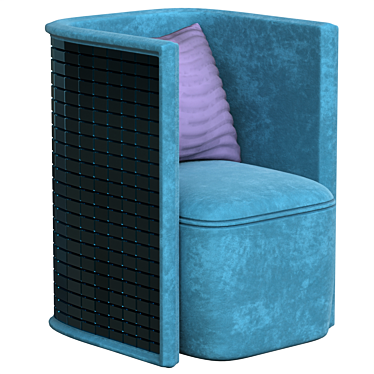 Modern Ergonomic Armchair 3D model image 1 