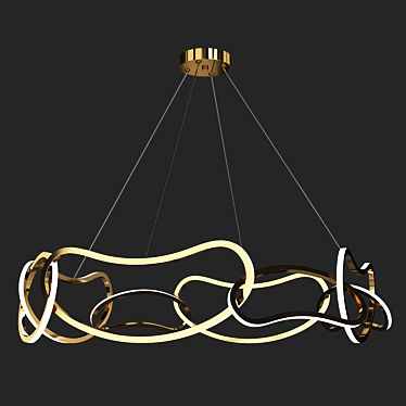 Elegant OTEA_CH Design Lamp 3D model image 1 