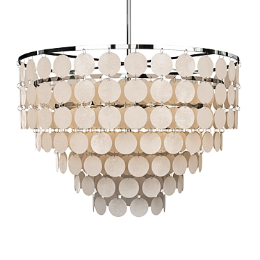 Elegant Hazel Chandelier: Timeless Beauty 3D model image 1 