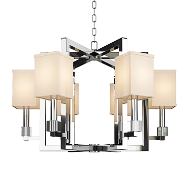 Dixon Chandelier: Elegant Illumination 3D model image 1 