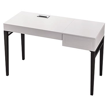 MOD Interiors MARBELLA Writing Desk - Sleek and Sophisticated Design 3D model image 1 