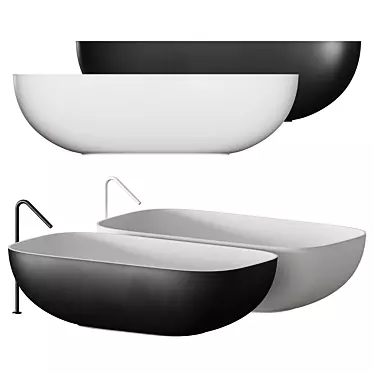 Boffi FAROE Freestanding Bathtub 3D model image 1 