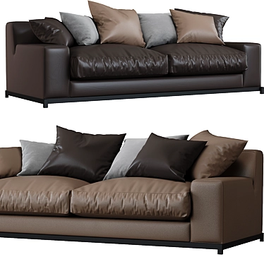 Modern Frieman Sofa: Stylish and Comfortable 3D model image 1 