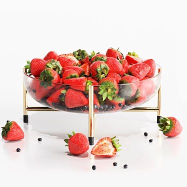 Modern Fruits Dish 2015 3D model image 1 