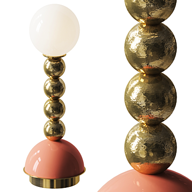 Marioni Pins Table Lamp 3D model image 1 