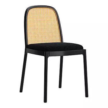 Modern Cane Chair: Nadia 3D model image 1 