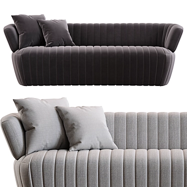 Joseph 2014 Sofa: Sleek, Stylish and Spacious 3D model image 1 