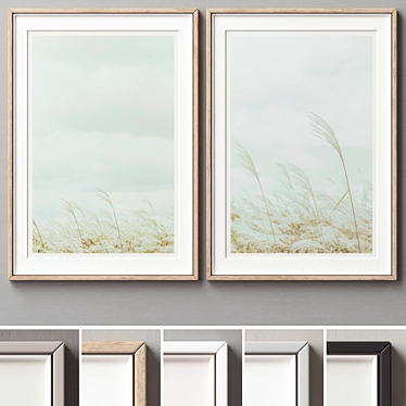 Versatile Picture Frames Set 3D model image 1 