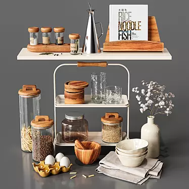 Kitchen Decor Set by Zara Home 3D model image 1 