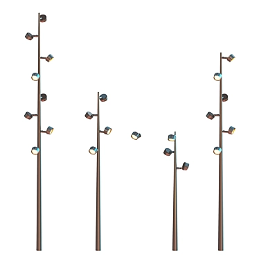 Modern Kongo Street Lamp 3D model image 1 