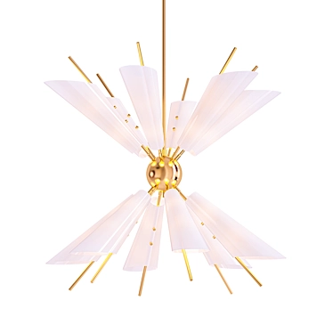 Modern Hudson Valley Cooper Chandelier 3D model image 1 