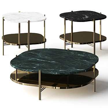 Modern Minimalist Coffee Tables 3D model image 1 