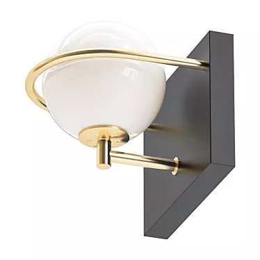 Maxim Revolve Sconce: Elegant Illumination for Your Bath 3D model image 1 