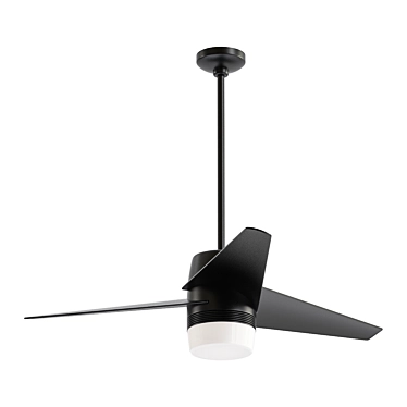 Sleek Velo Ceiling Fan 3D model image 1 