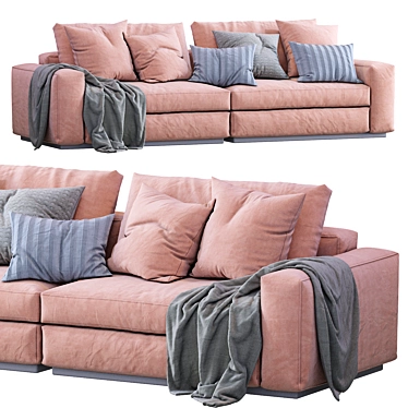 Flexform Beauty Sofa - Modern and Stylish 3D model image 1 