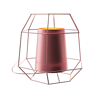 Wire Table Lamp 3D model image 1 