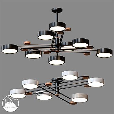 Nordic Impressive Chandelier | LampsShop.ru 3D model image 1 