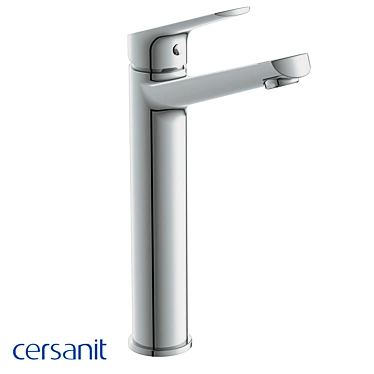 Cersanit Flavis Tall Sink Faucet - Elegant and Functional 3D model image 1 