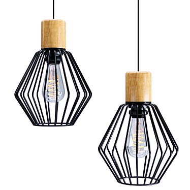 Palmorla Pendant Light by Eglo 3D model image 1 