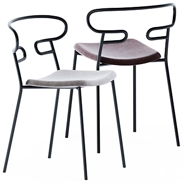 The Stylish Genoa Chair 3D model image 1 