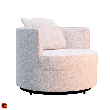 Felix Eichholtz 2014: Luxurious Swivel Chair 3D model image 1 