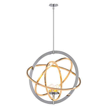 Sleek and Stylish: Kichler Ibis Chandelier 3D model image 1 