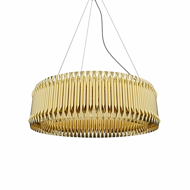 Modern Round Pendant Light 3D model image 1 