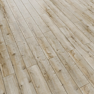 Versatile Linear Parquet Flooring 3D model image 1 