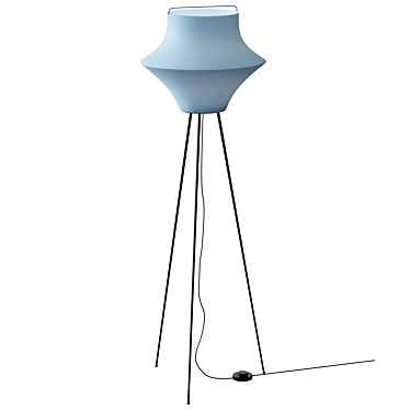 Turquoise Floor Lamp: FYXNÄS FIKSNES 3D model image 1 