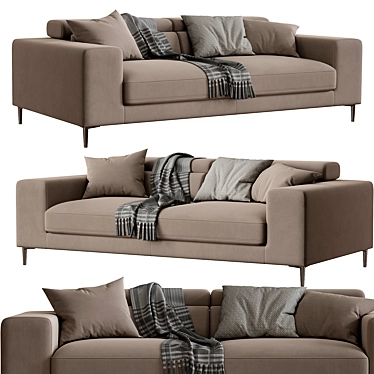 Italian Elegance: Ditre Italia Anderson Sofa 3D model image 1 