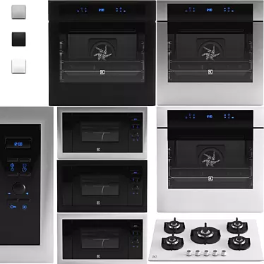 Introducing the Electrolux Kitchen Master 3D model image 1 