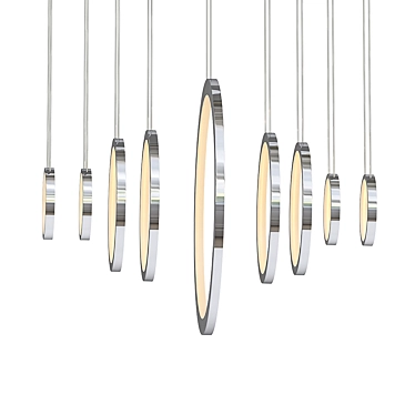 Elegant Voyager 333 Chandelier 3D model image 1 