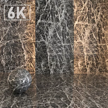 Shadow Slate Marble 3D model image 1 